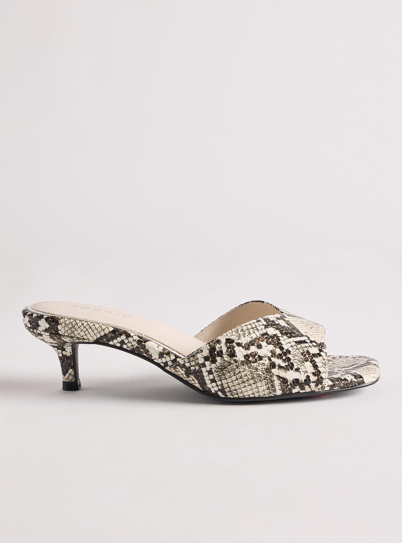 Kitten Heel Mule (WW), SNAKE, alternate