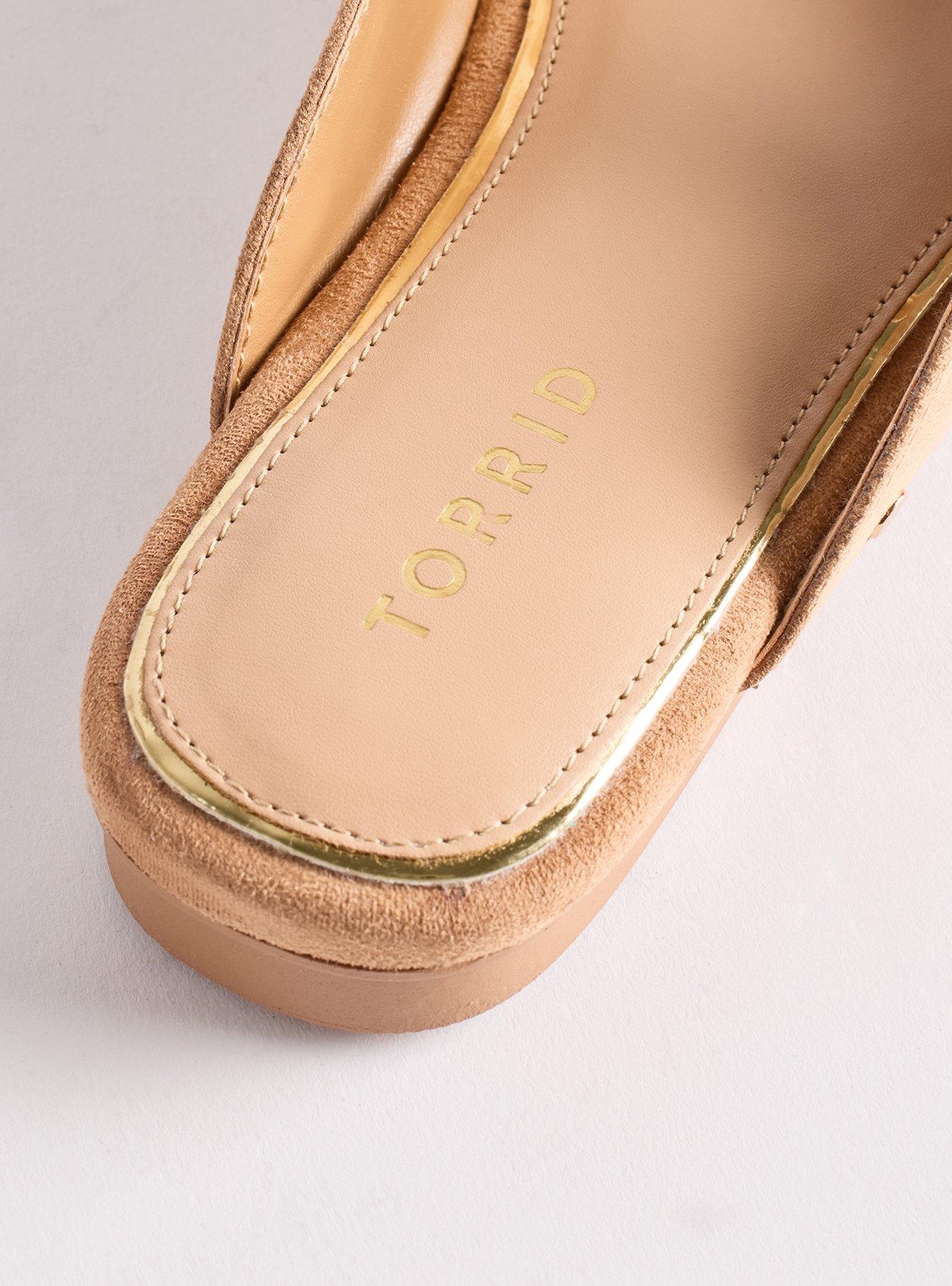 Studded Mary Jane Mule (WW), TAN, alternate