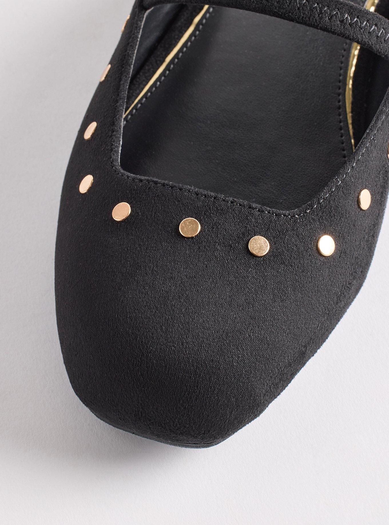 Studded Mary Jane Mule (WW), BLACK, alternate