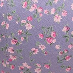 Wire-Free Lightly Lined Cotton Bra, BABY DITSY FLORAL PURPLE, swatch