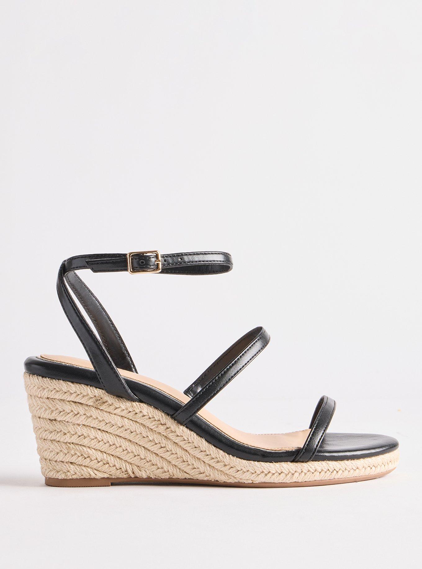 Espadrille Wedge (WW), BLACK, alternate