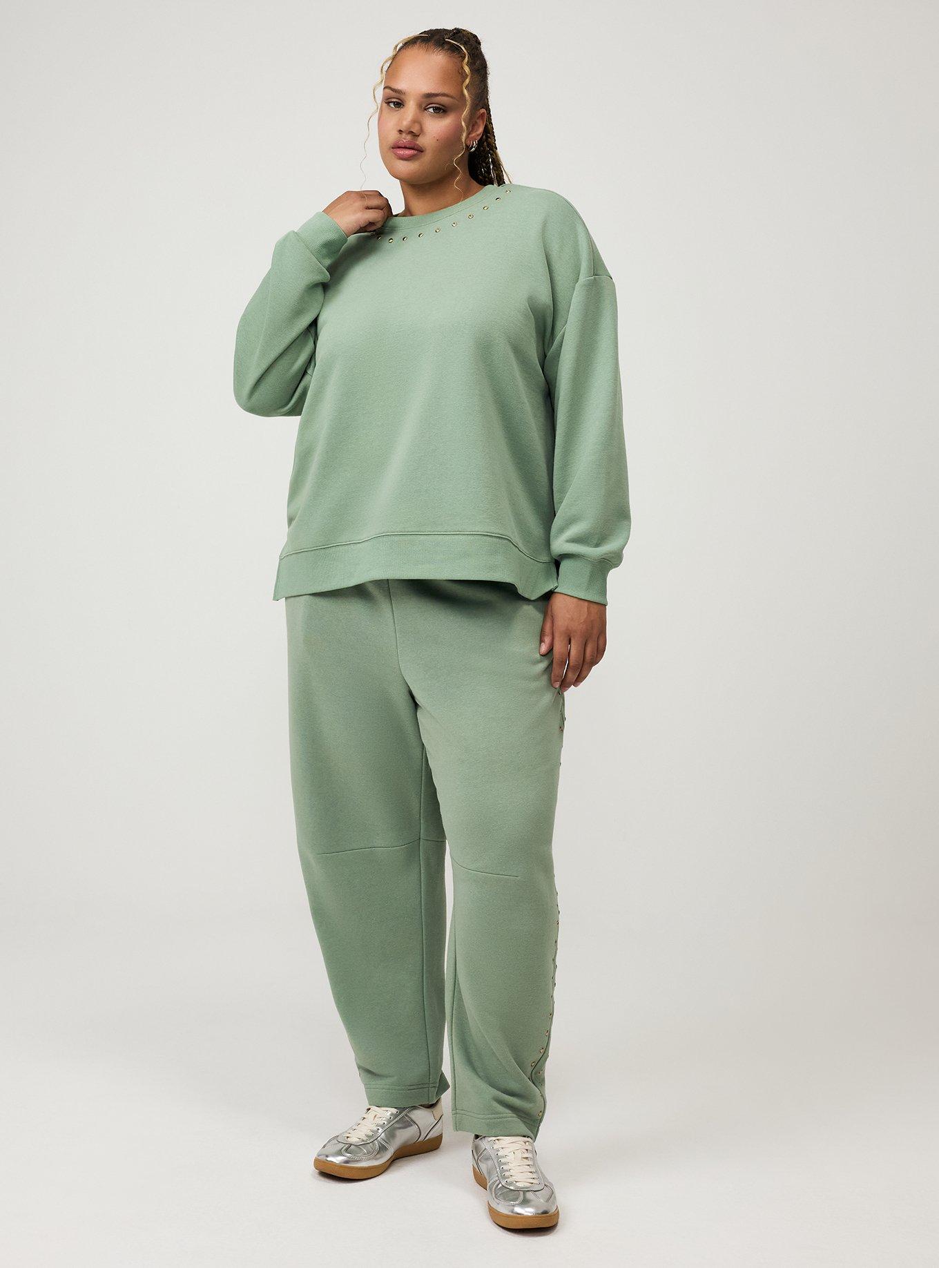 Plus Size - French Terry Drop Shoulder Sweatshirt - Torrid