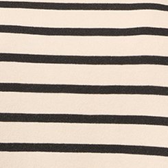 French Terry Drop Shoulder Sweatshirt, WHITE SWAN DEEP BLACK STRIPE, swatch