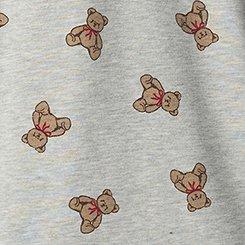 French Terry Drop Shoulder Sweatshirt, TEDDY BEARS GREY, swatch