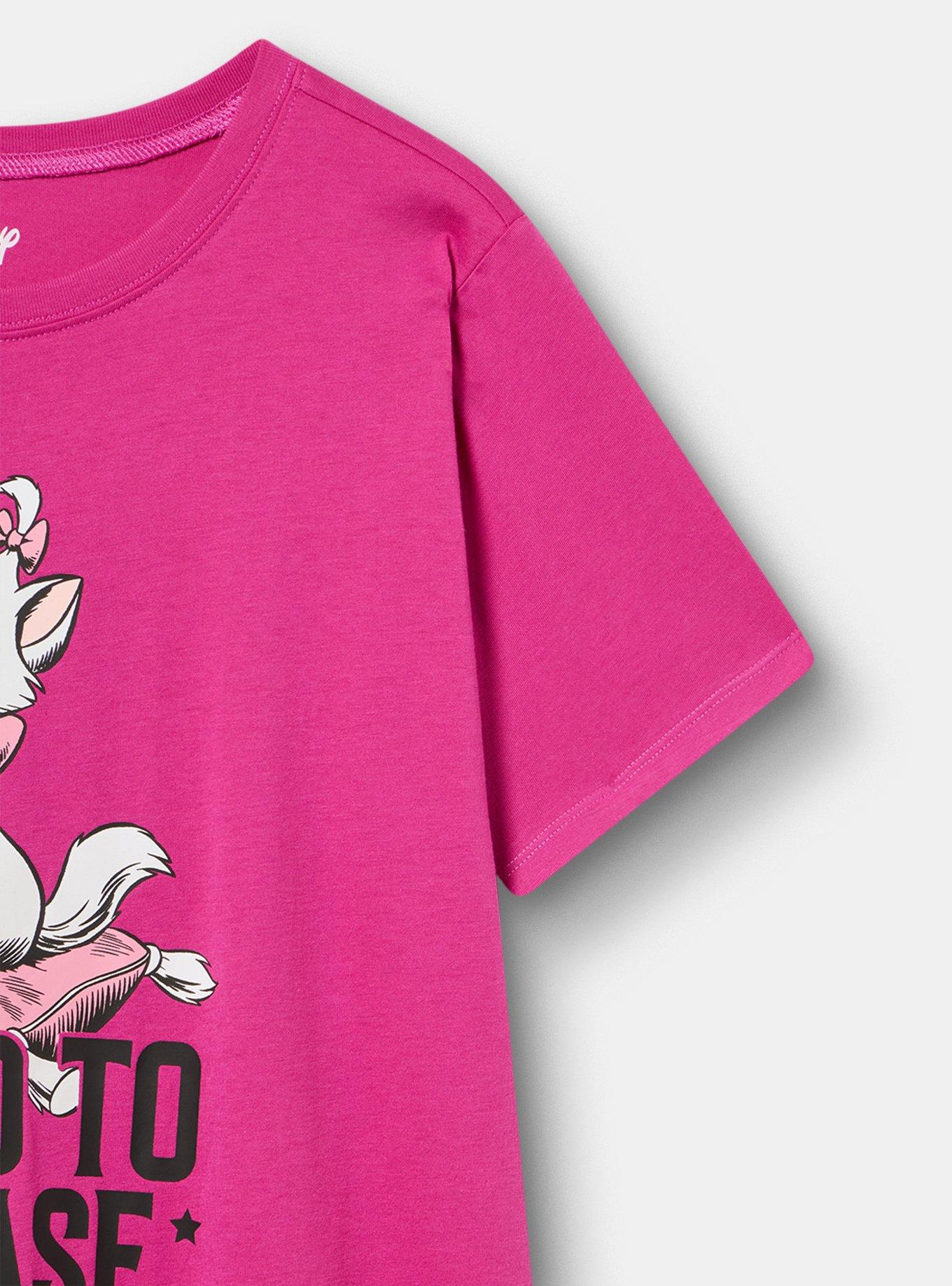 The Aristocats Marie Classic Cotton Crew Tee, ARISTOCAT FUSCHIA RED, alternate
