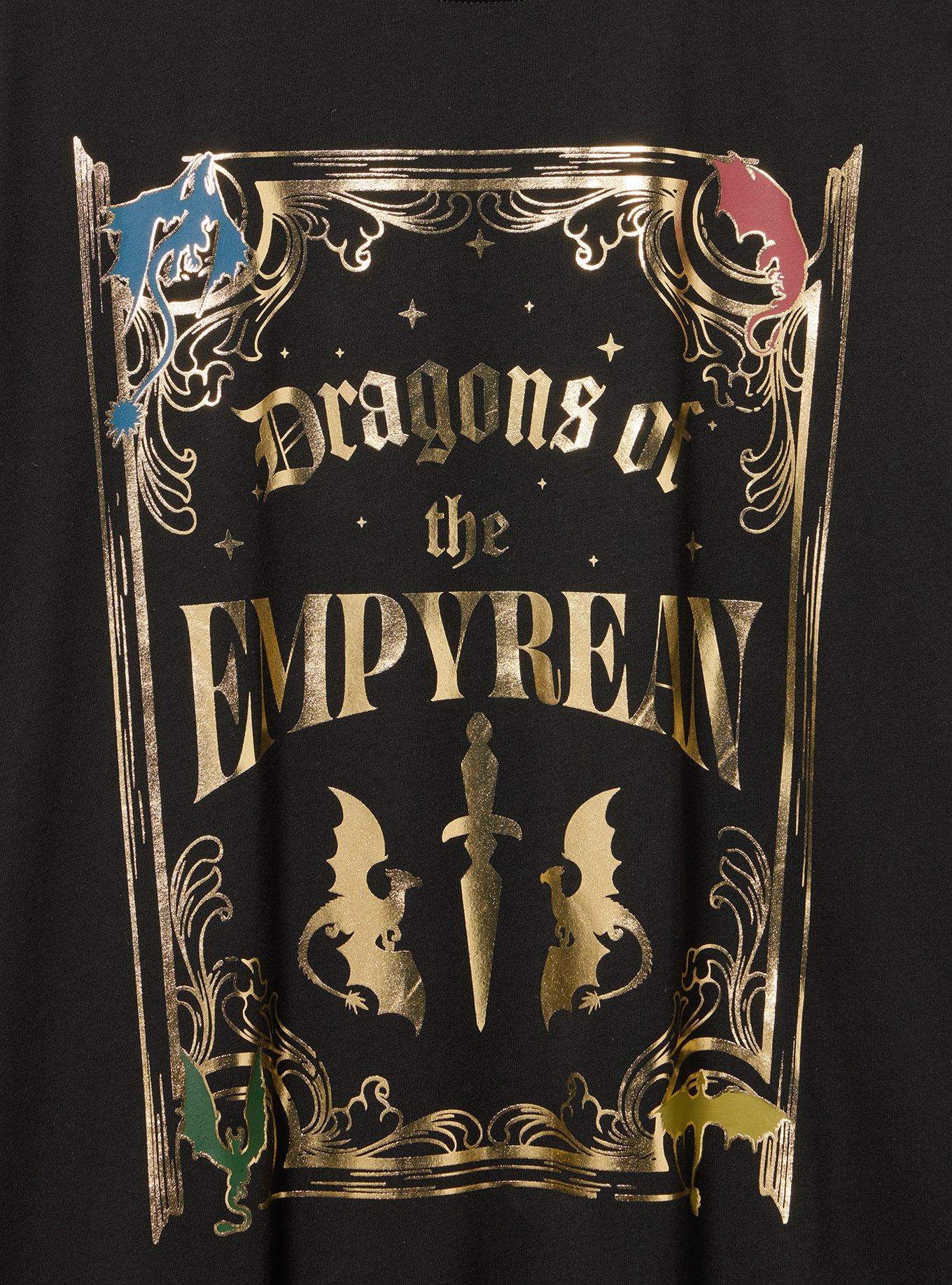 Empyrean Classic Cotton Jersey Tee, DRAGONS OF EMPYREAN DEEP BLACK, alternate