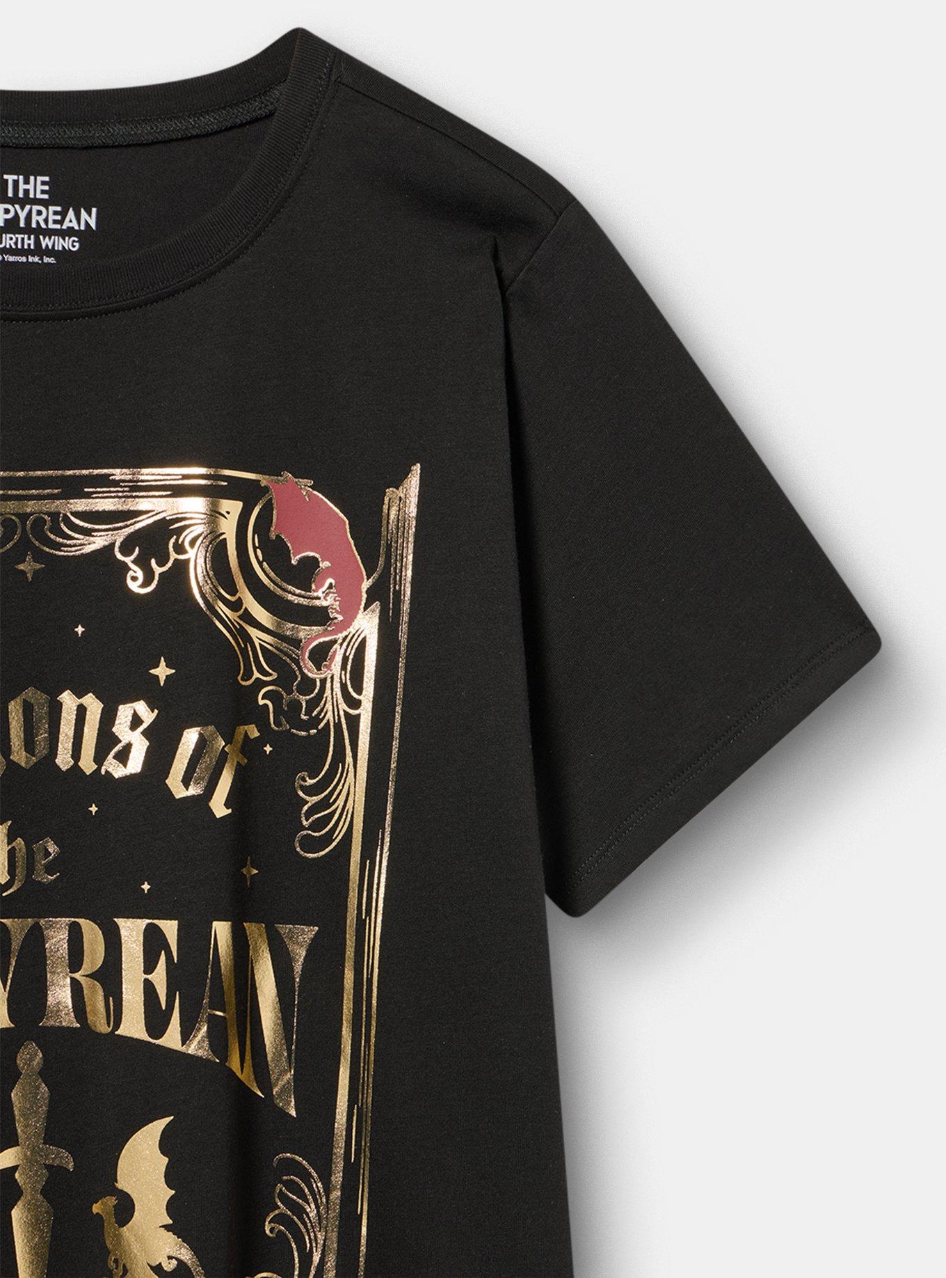 Empyrean Classic Cotton Jersey Tee, DRAGONS OF EMPYREAN DEEP BLACK, alternate