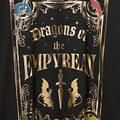 Empyrean Classic Cotton Jersey Tee, DRAGONS OF EMPYREAN DEEP BLACK, swatch