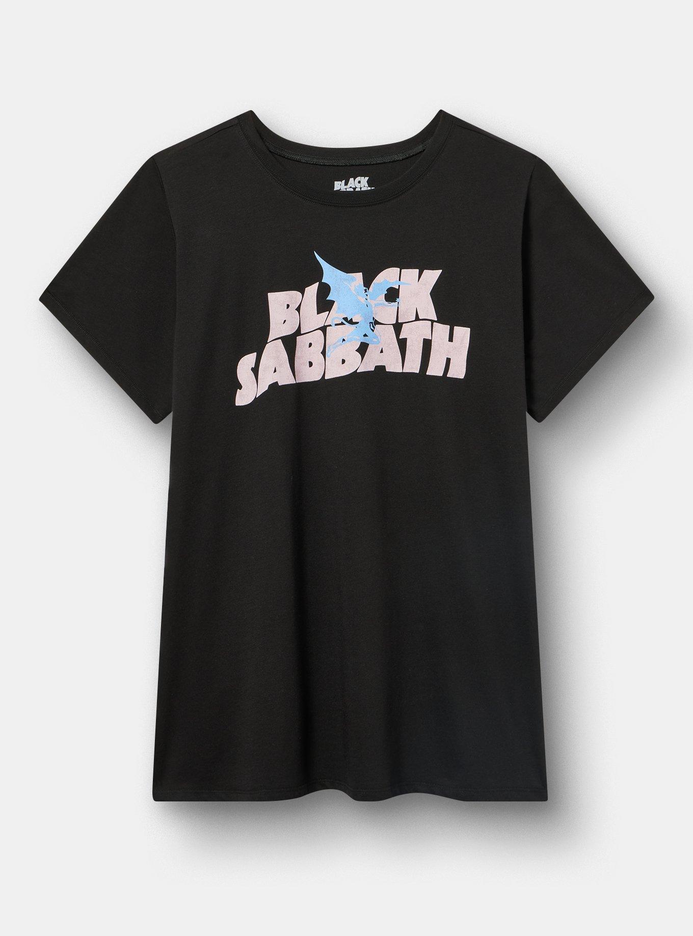 Black Sabbath Classic Cotton Crew Tee, BLACK SABBATH BLACK, hi-res
