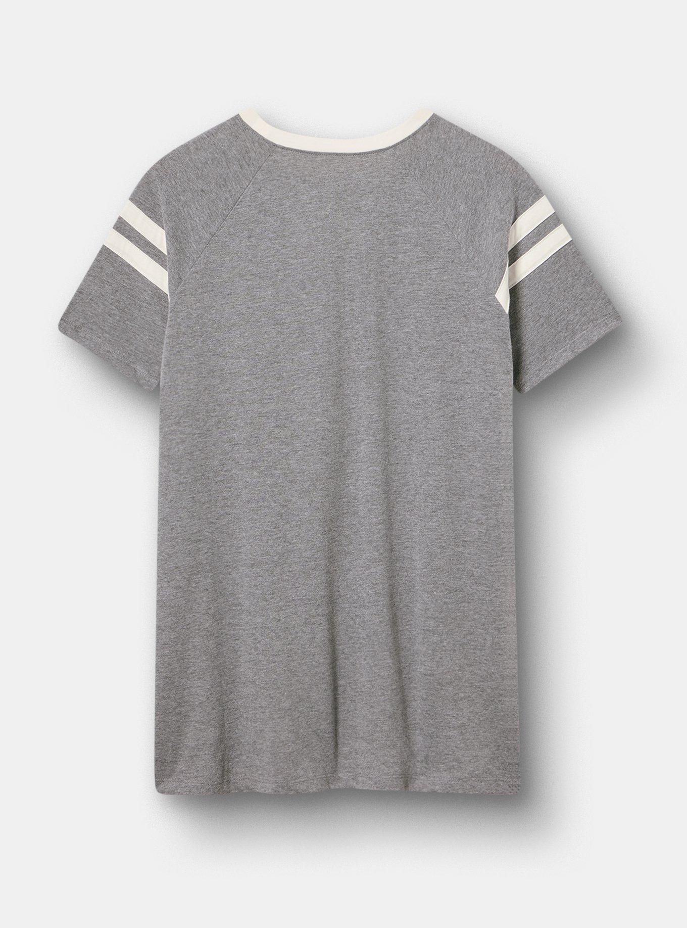 Plus Size Sailor Moon Classic Cotton Varsity Tee, SAILOR MOON MD HEATHER GRAY, alternate