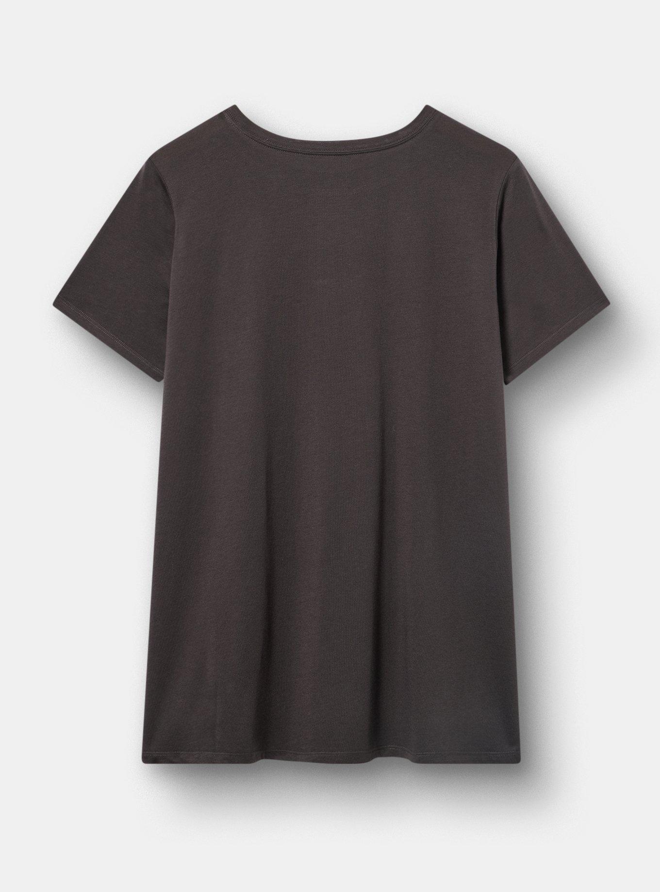 Britney Spears Classic Cotton Crew Tee, I HEART BRITNEY OBSIDIAN, alternate