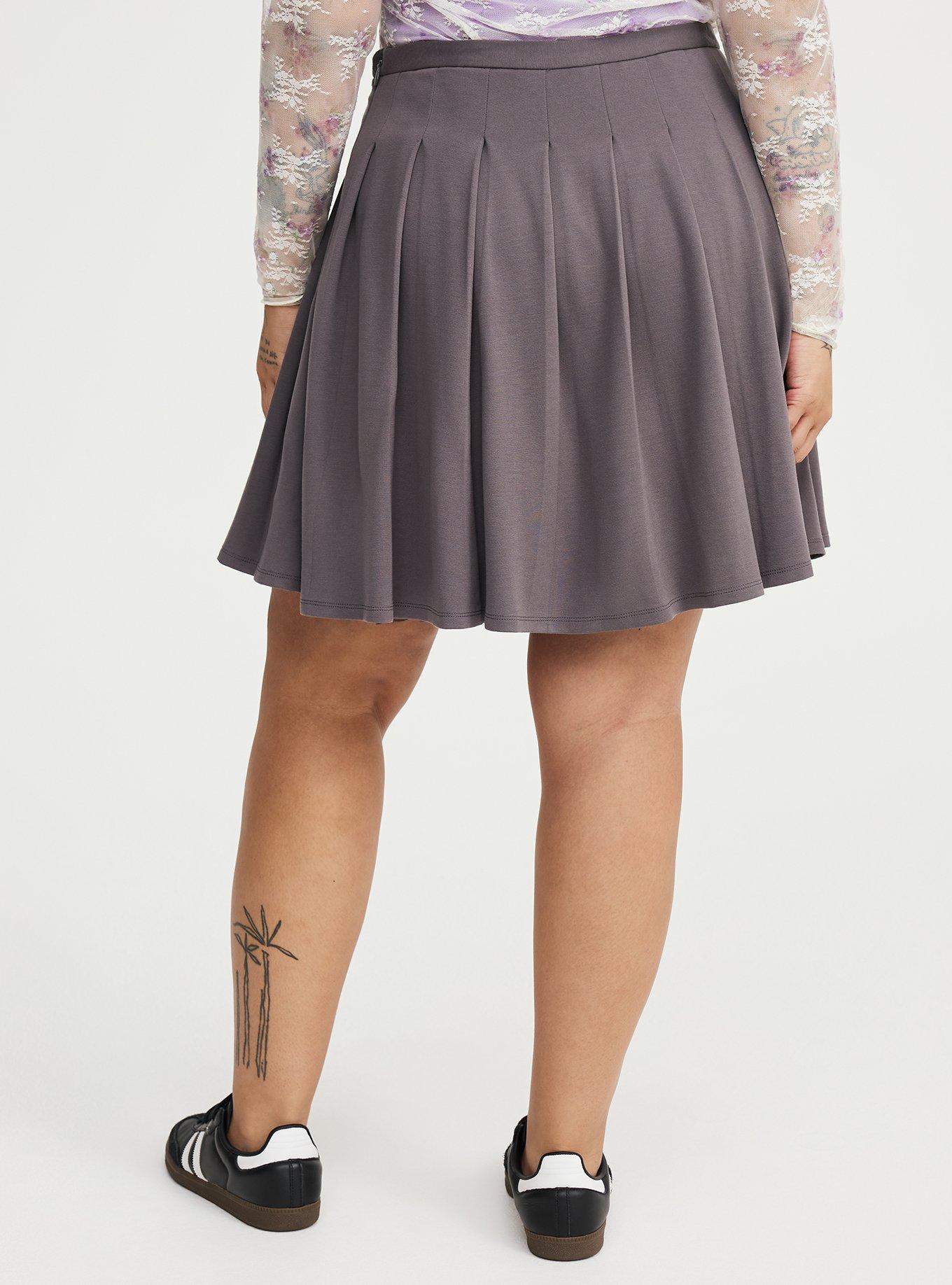 Pleated Mini Skort, EIFFEL TOWER, alternate