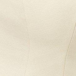 Studio Linen-Blend Vest, CREME BRULEE, swatch