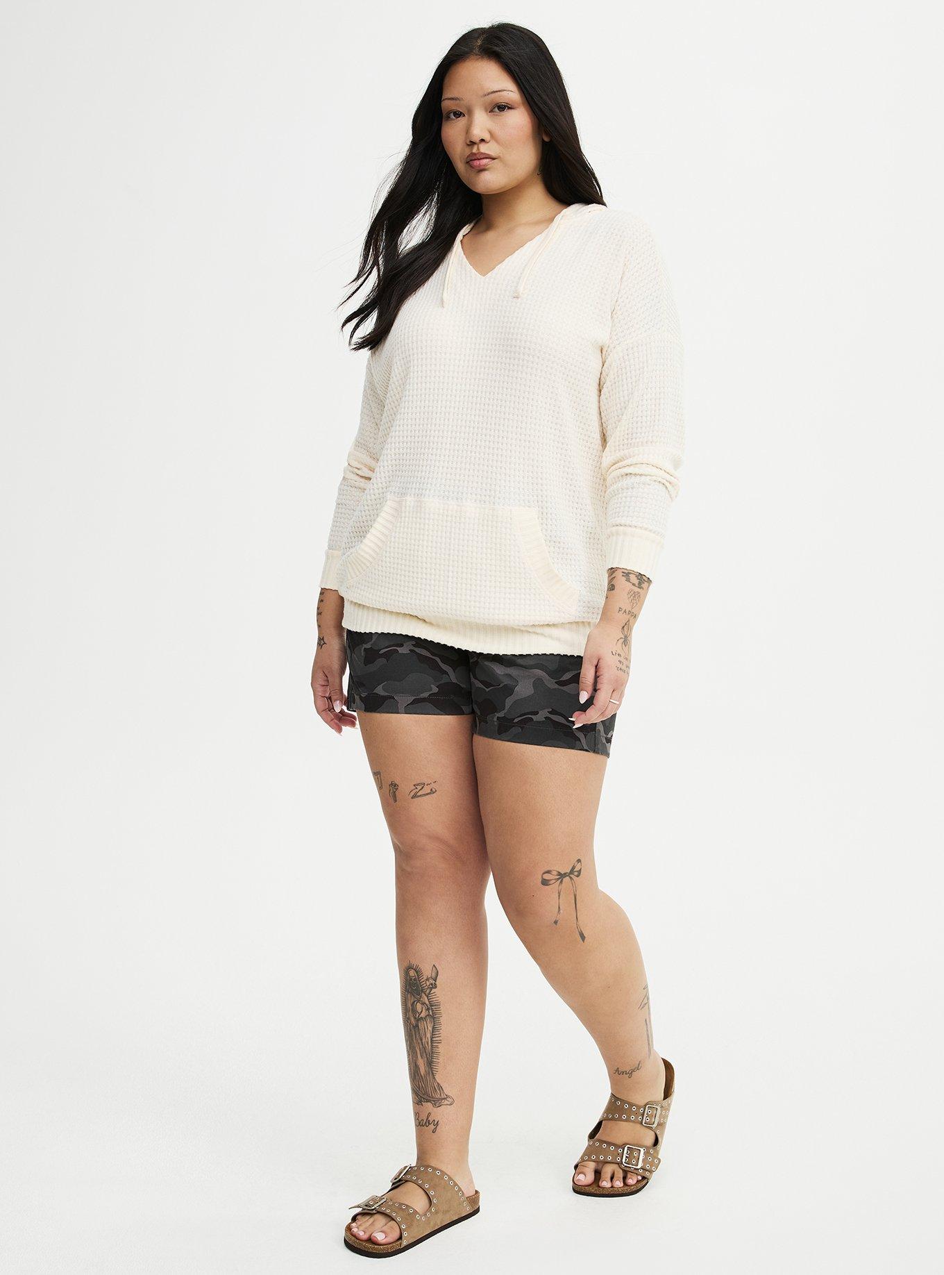 Brushed Waffle Hoodie, DEW, alternate