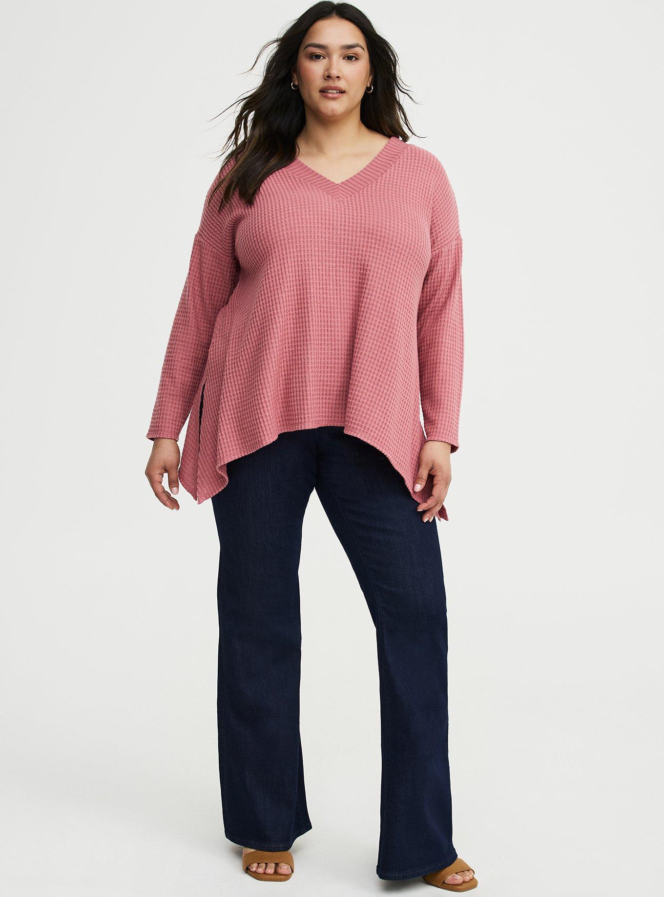 Brushed Waffle Sharkbite Top, MESA ROSE, alternate