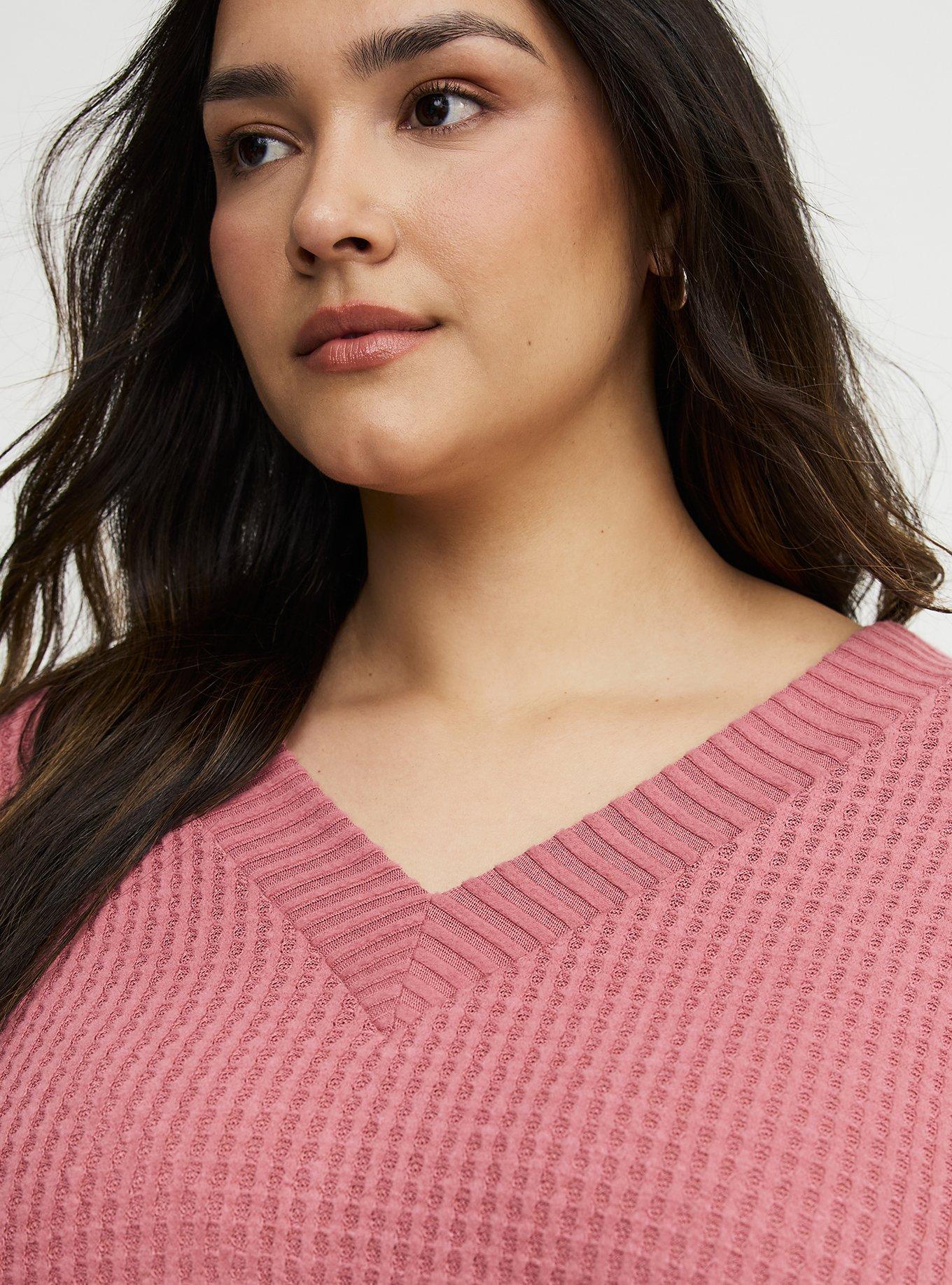 Brushed Waffle Sharkbite Top, MESA ROSE, alternate