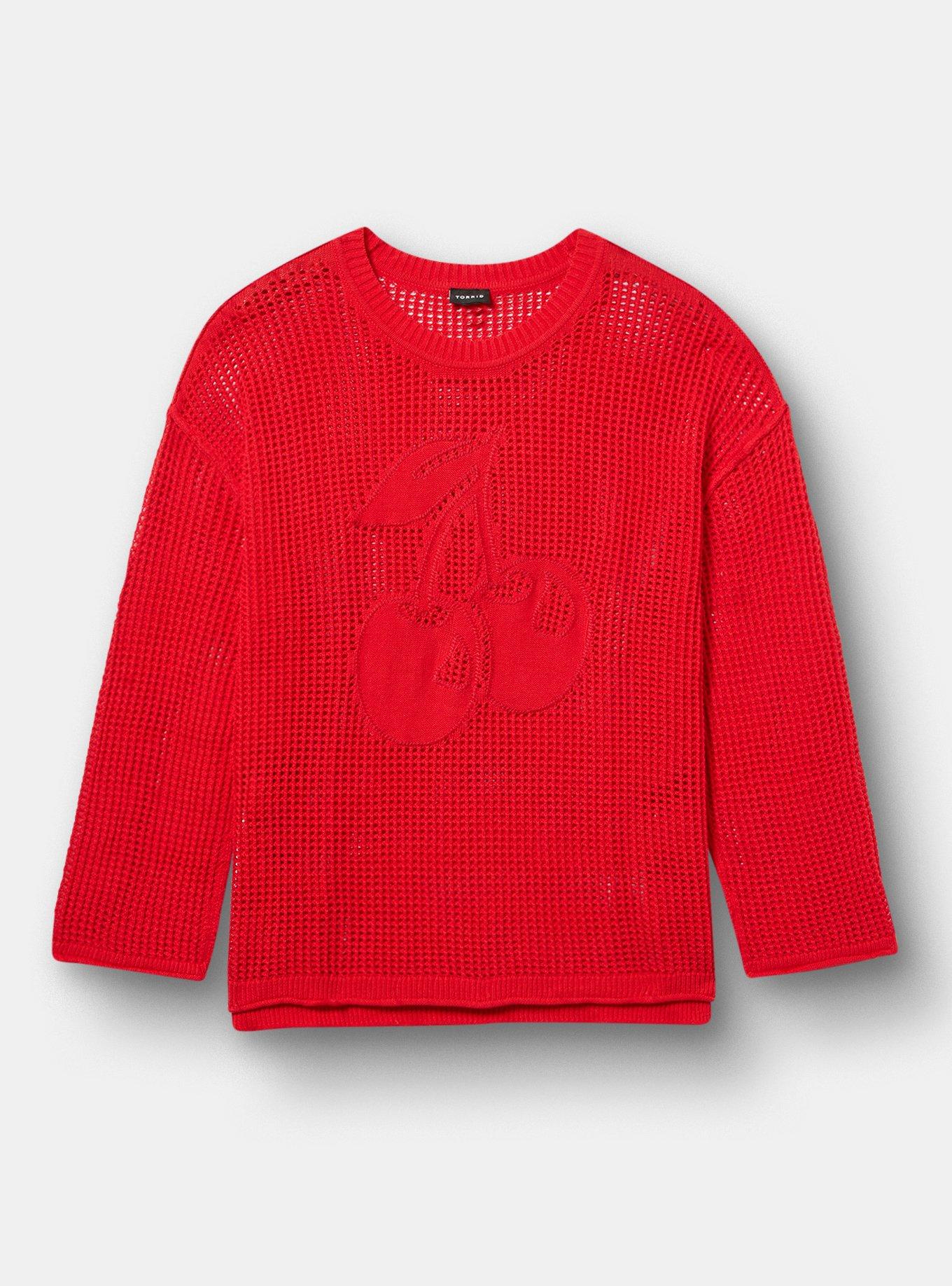 Crew Neck Pullover, TWO CHERRIES ADRENALINE RUSH, hi-res