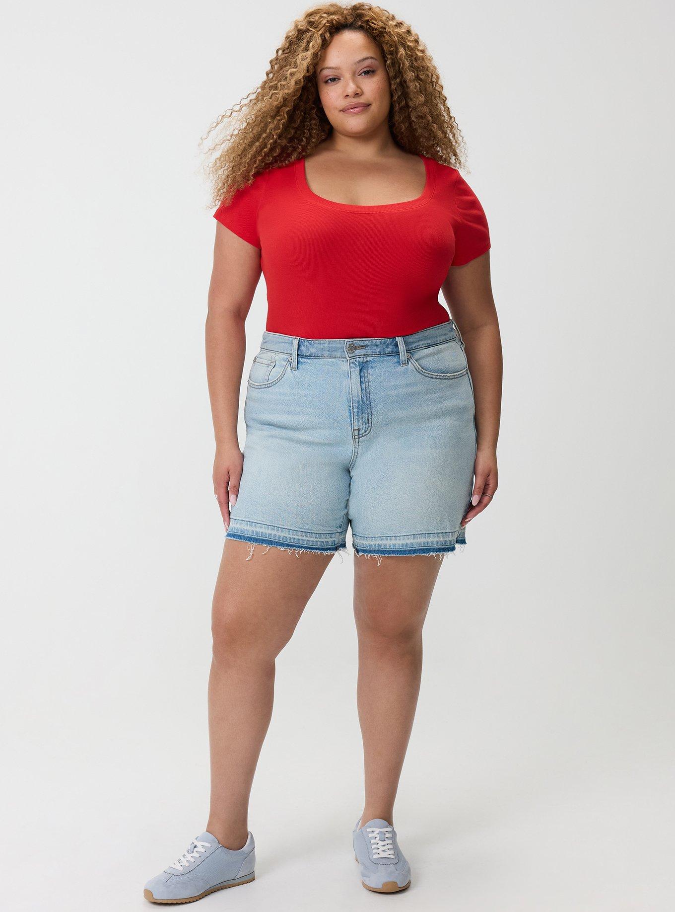 Cotton Modal Rib Scoop Tee, ADRENALINE RUSH, alternate