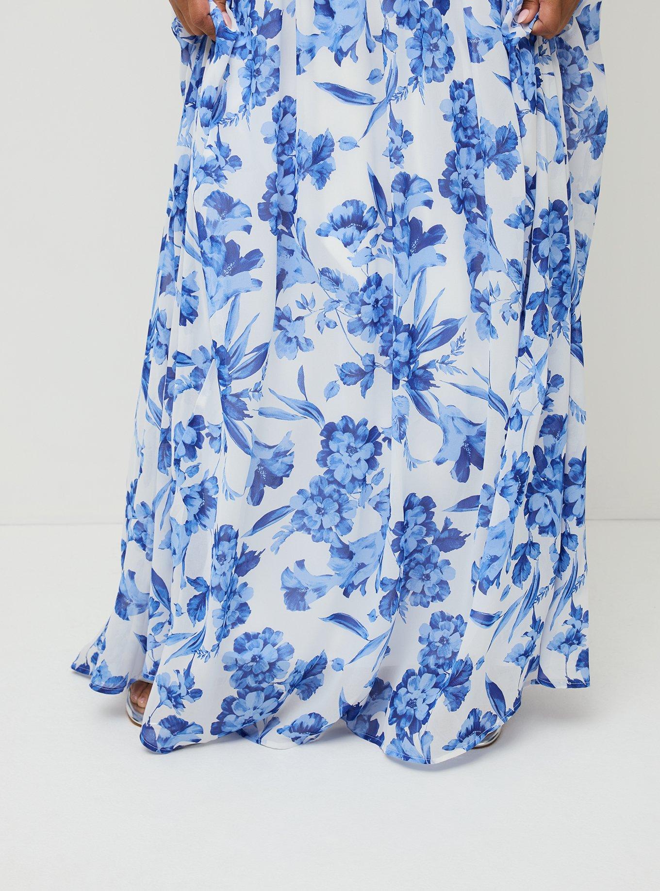 Studio Embellished Cut-Out Gown, DUTCH FLORAL WHITE, alternate