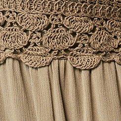 Festi Crochet Bodice Maxi Dress, MERMAID, swatch