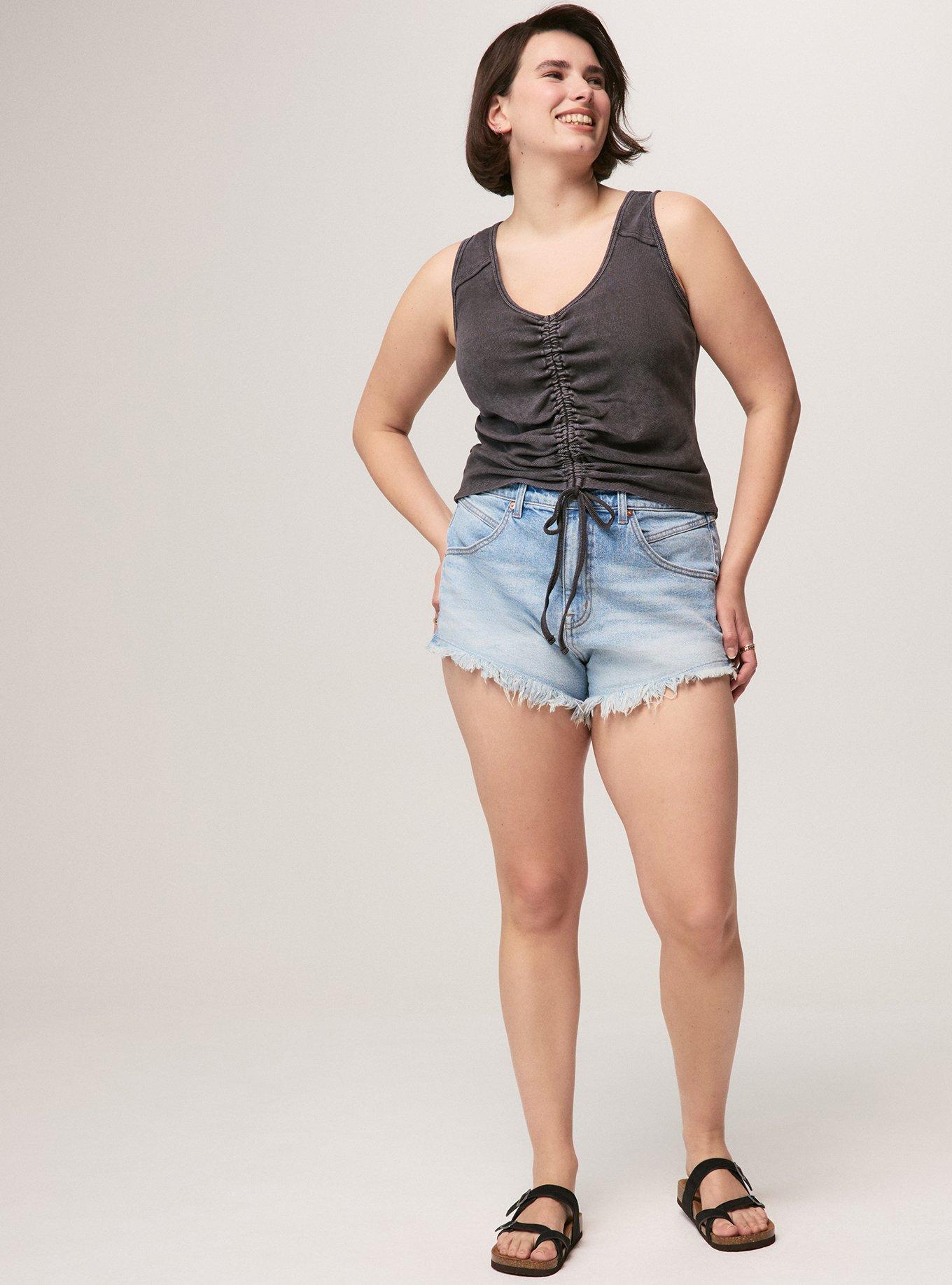 Festi Ruched Front Tank, PHANTOM, alternate