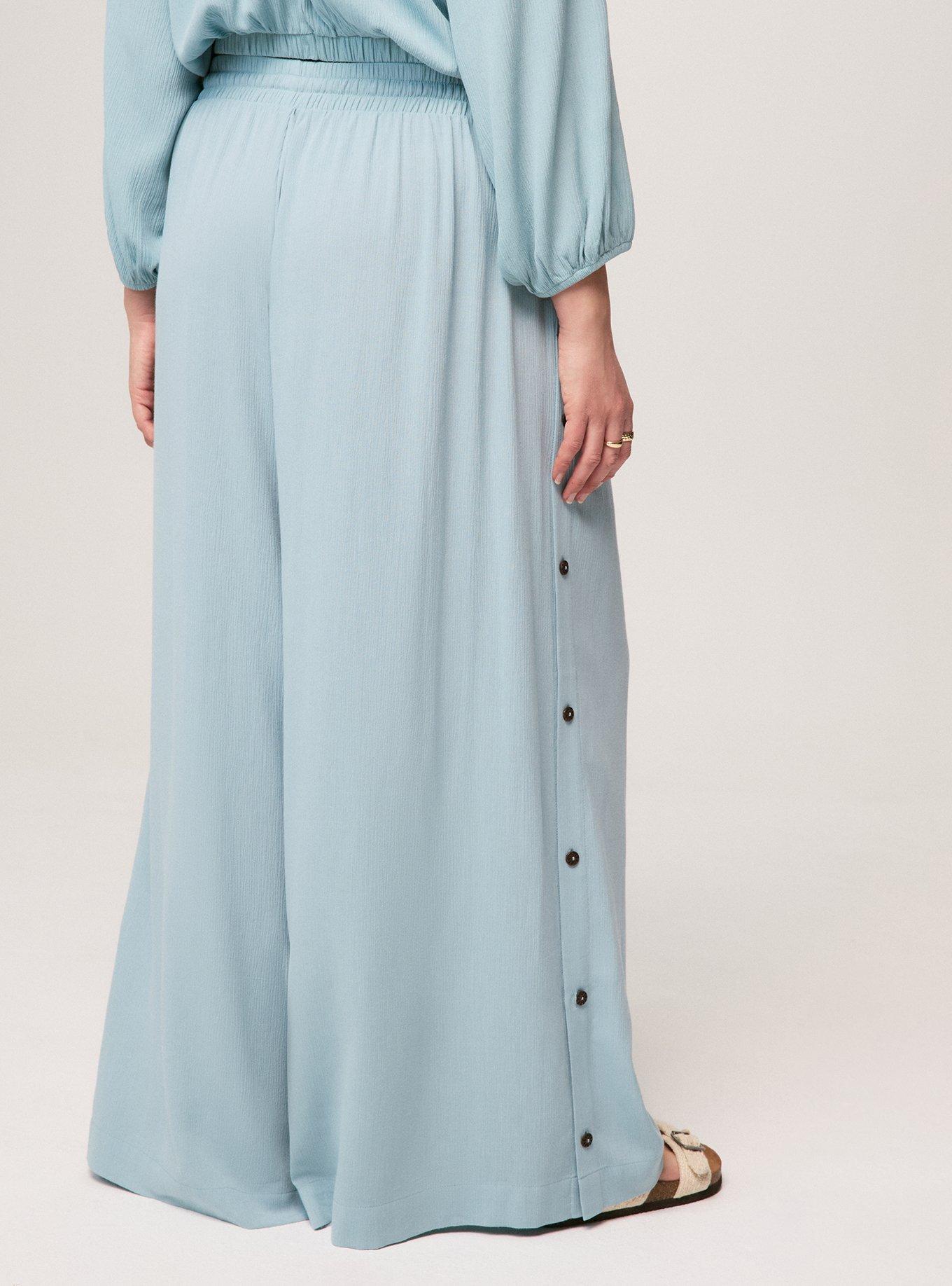 Festi Button Side Pant, STONE BLUE, alternate