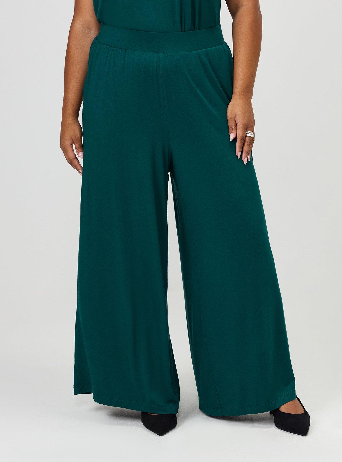 Super Soft Pull-On Wide-Leg Pant, BOTANICAL GARDEN, alternate