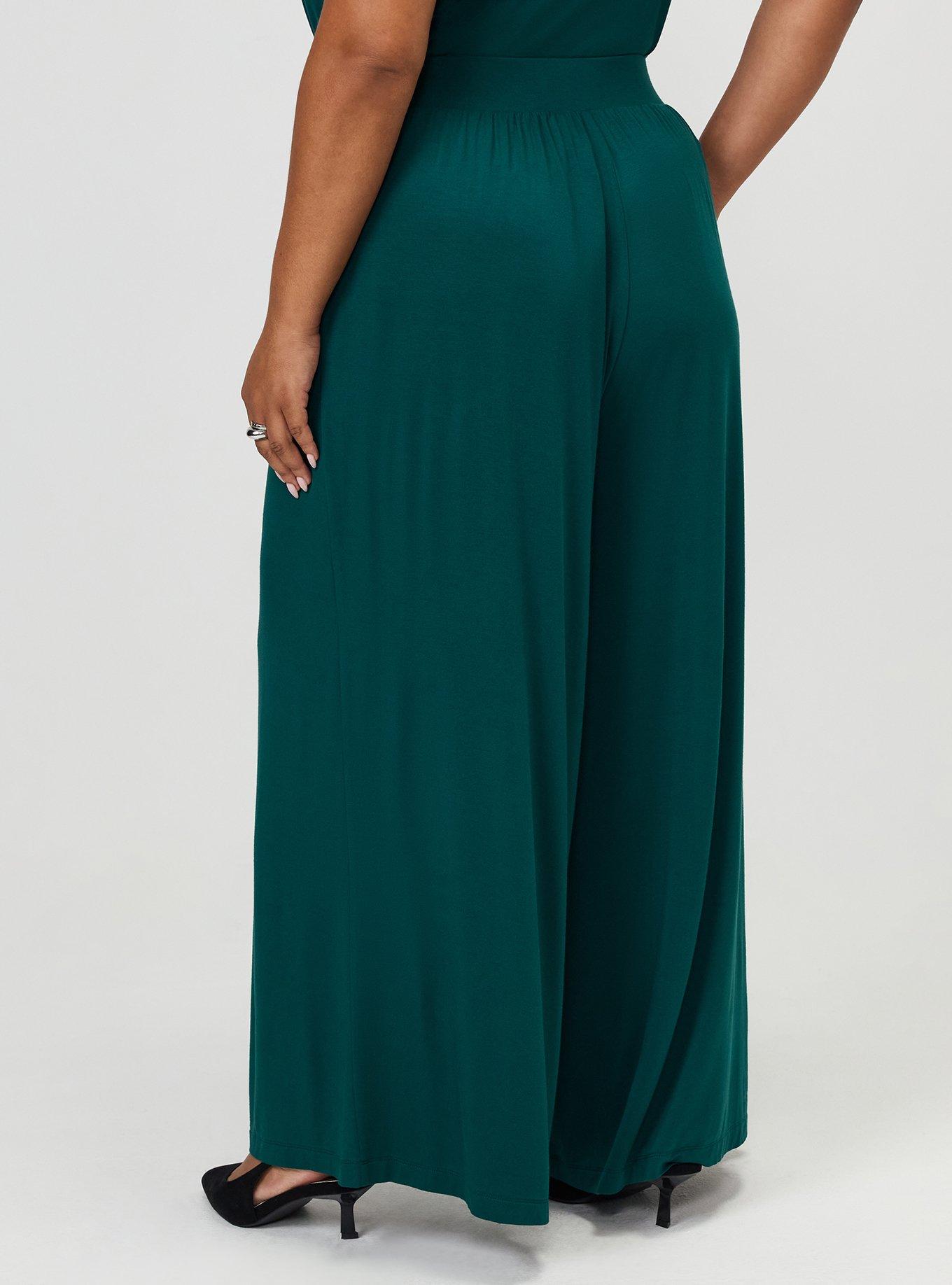 Super Soft Pull-On Wide-Leg Pant, BOTANICAL GARDEN, alternate