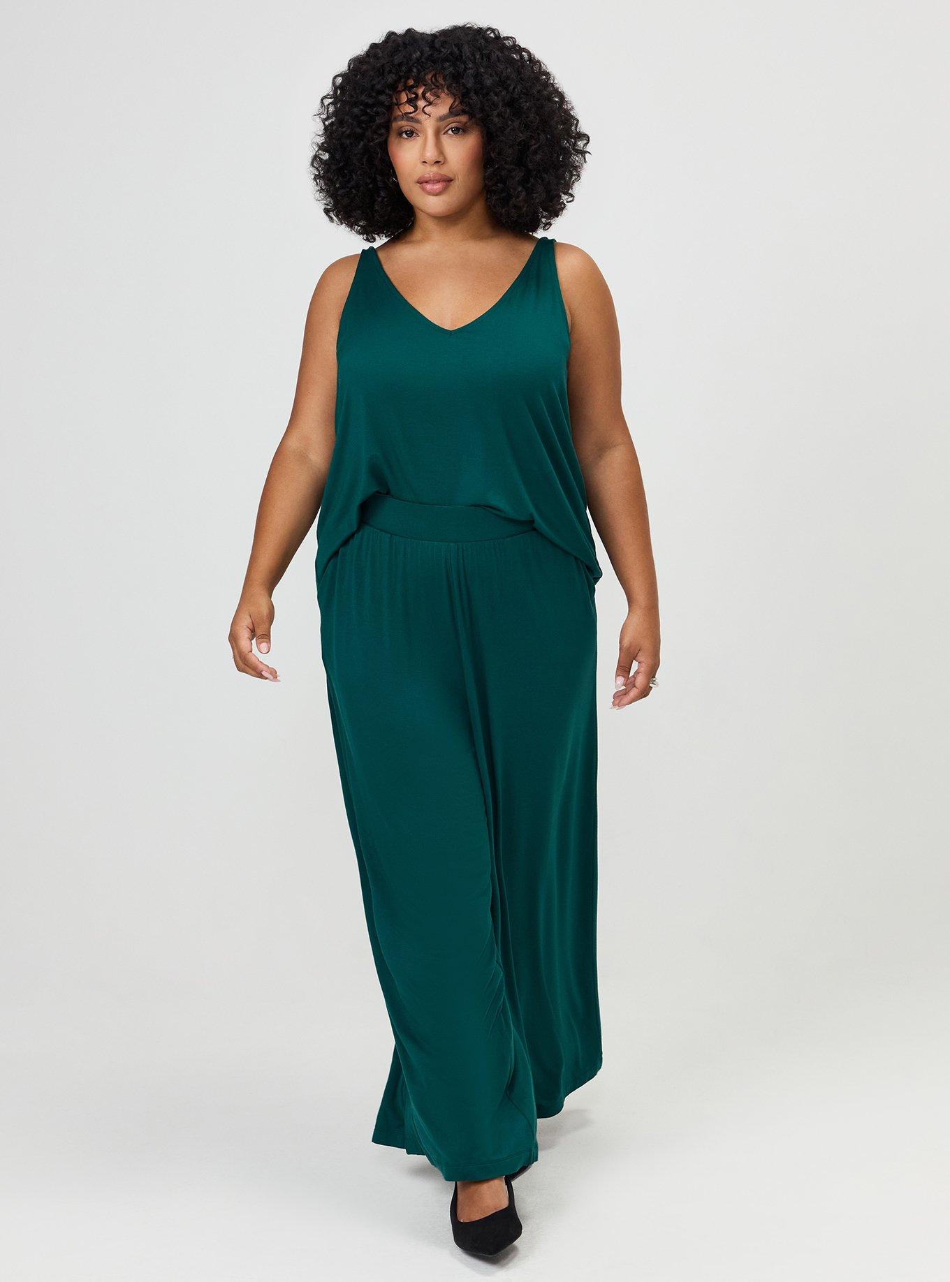 Super Soft Pull-On Wide-Leg Pant, BOTANICAL GARDEN, hi-res
