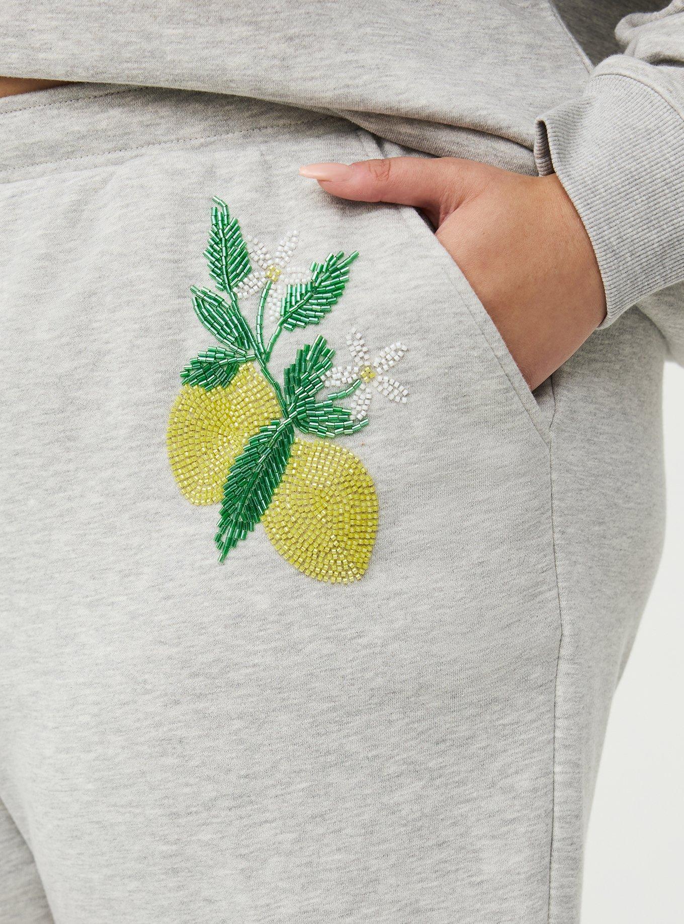 French Terry Pull-On Short, LIGHT HEATHER GRAY, alternate