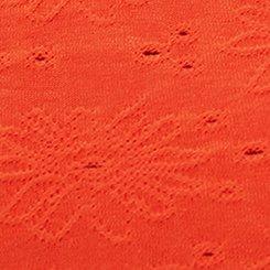 Cotton Stretch Eyelet Cami, PUREED PUMPKIN, swatch