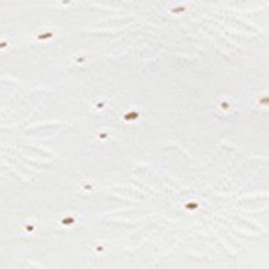 Cotton Stretch Eyelet Cami, BLANC DE BLANC, swatch