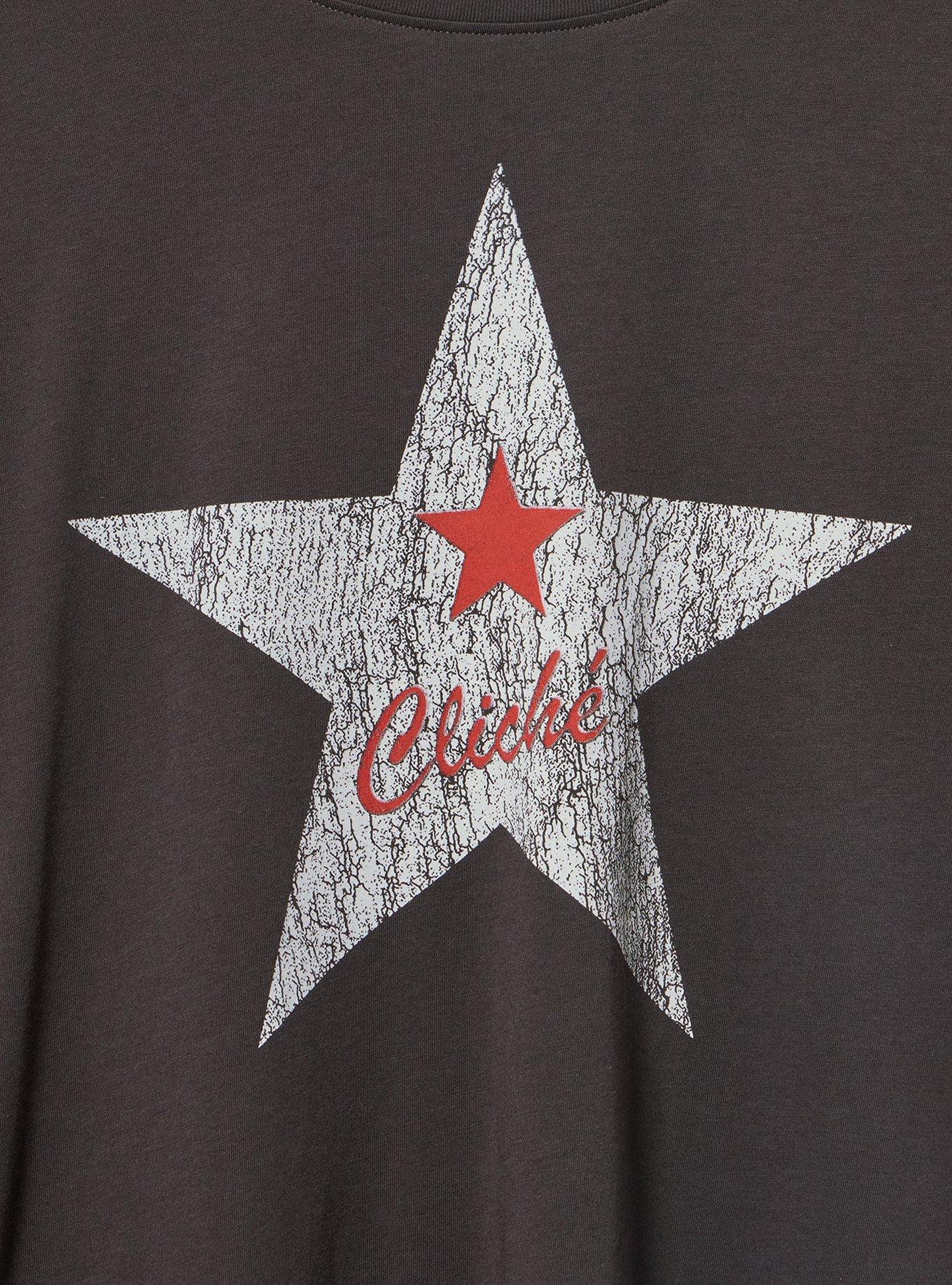 MGK Relaxed Cotton Crew Tee, MGK CLICHE OBSIDIAN, alternate