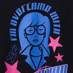 Daria Classic Cotton Jersey Crew Tee, DARIA SICK SAD WORLD DEEP BLACK, swatch