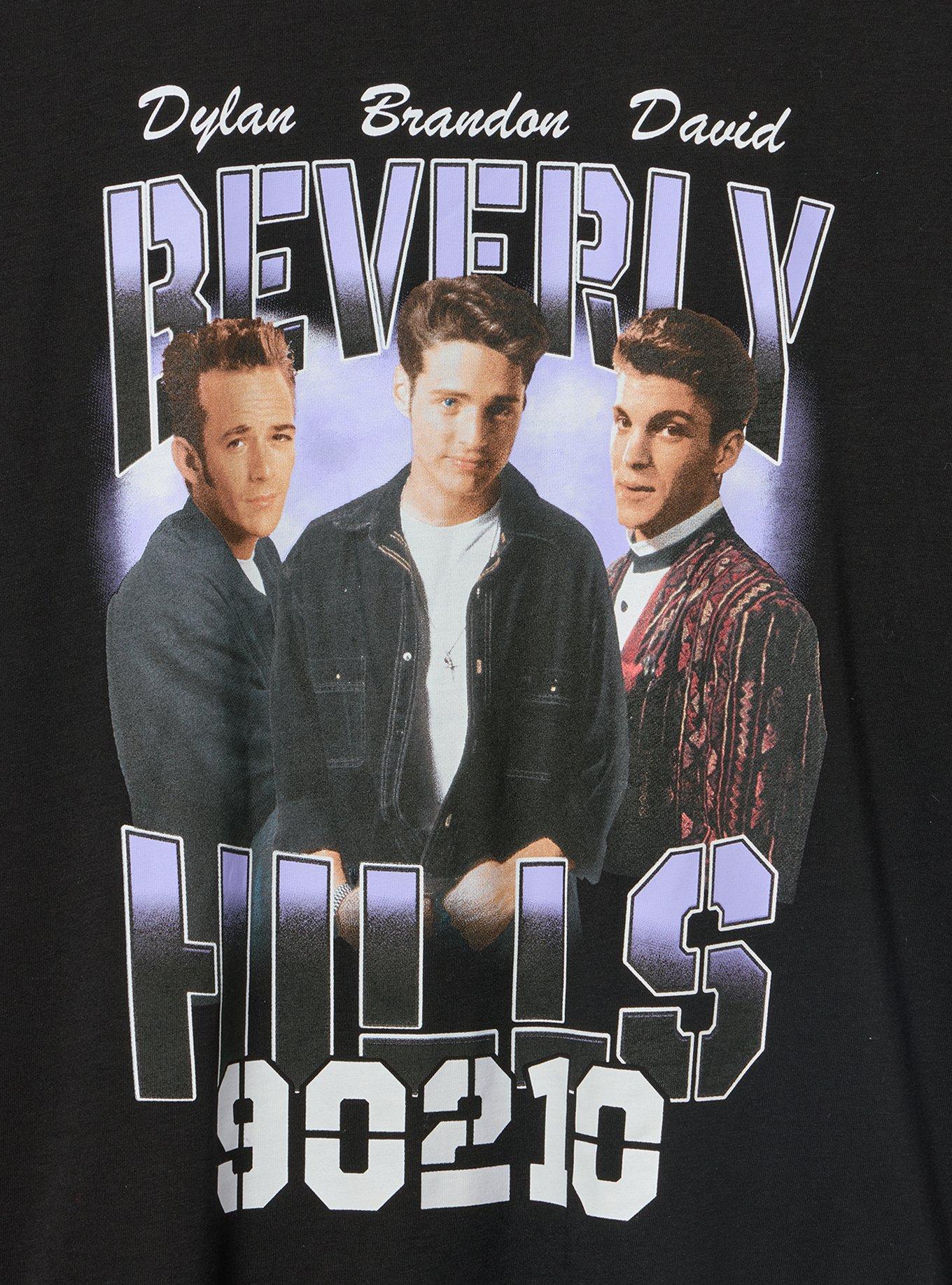 Beverly Hills 90210 Classic Cotton Tee, BEVERLY HILLS GROUP 90210 DEEP BLACK, alternate