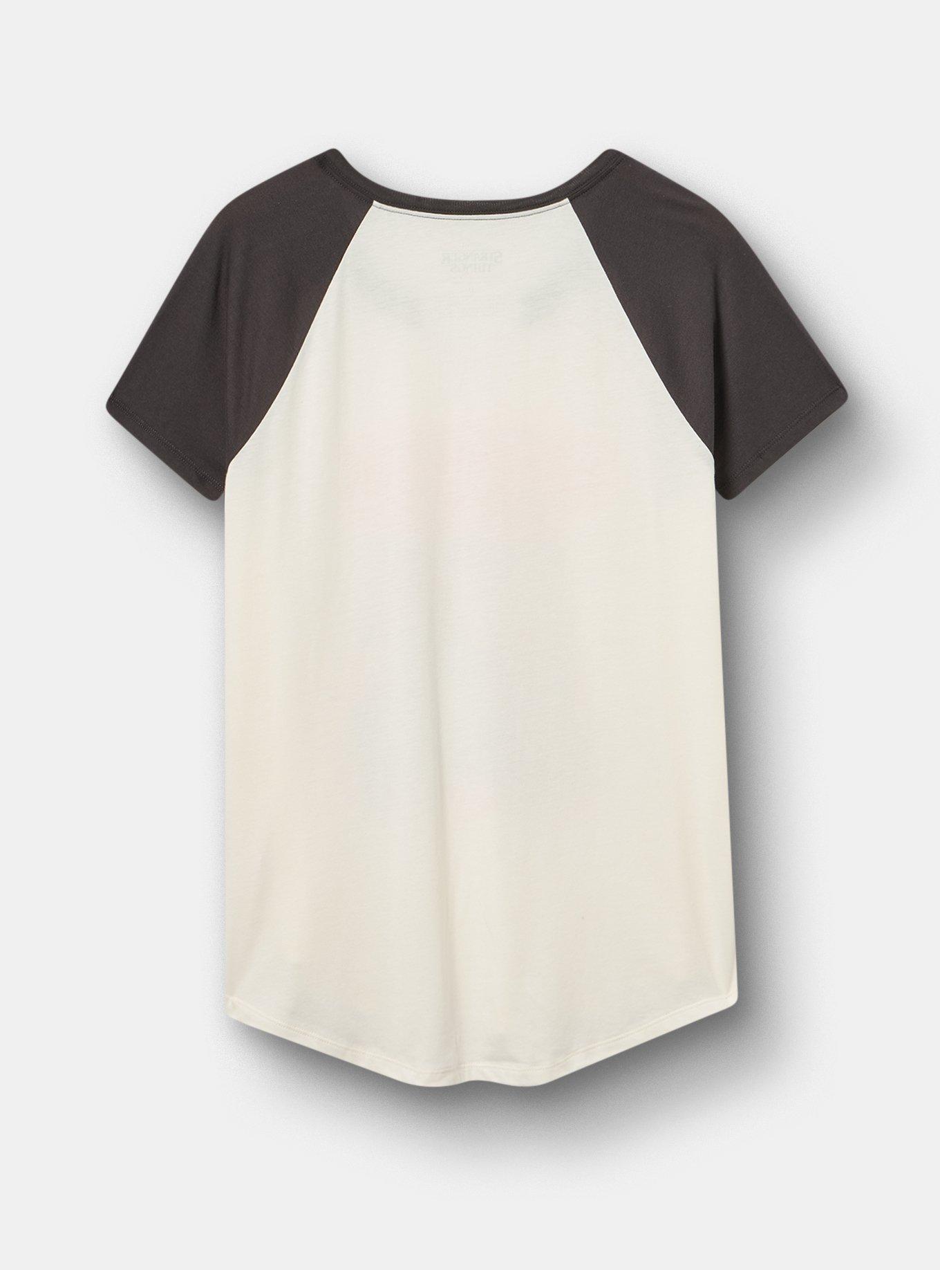 Stranger Things Classic Raglan Tee, STRANGER THINGS WHISPER WHITE, alternate