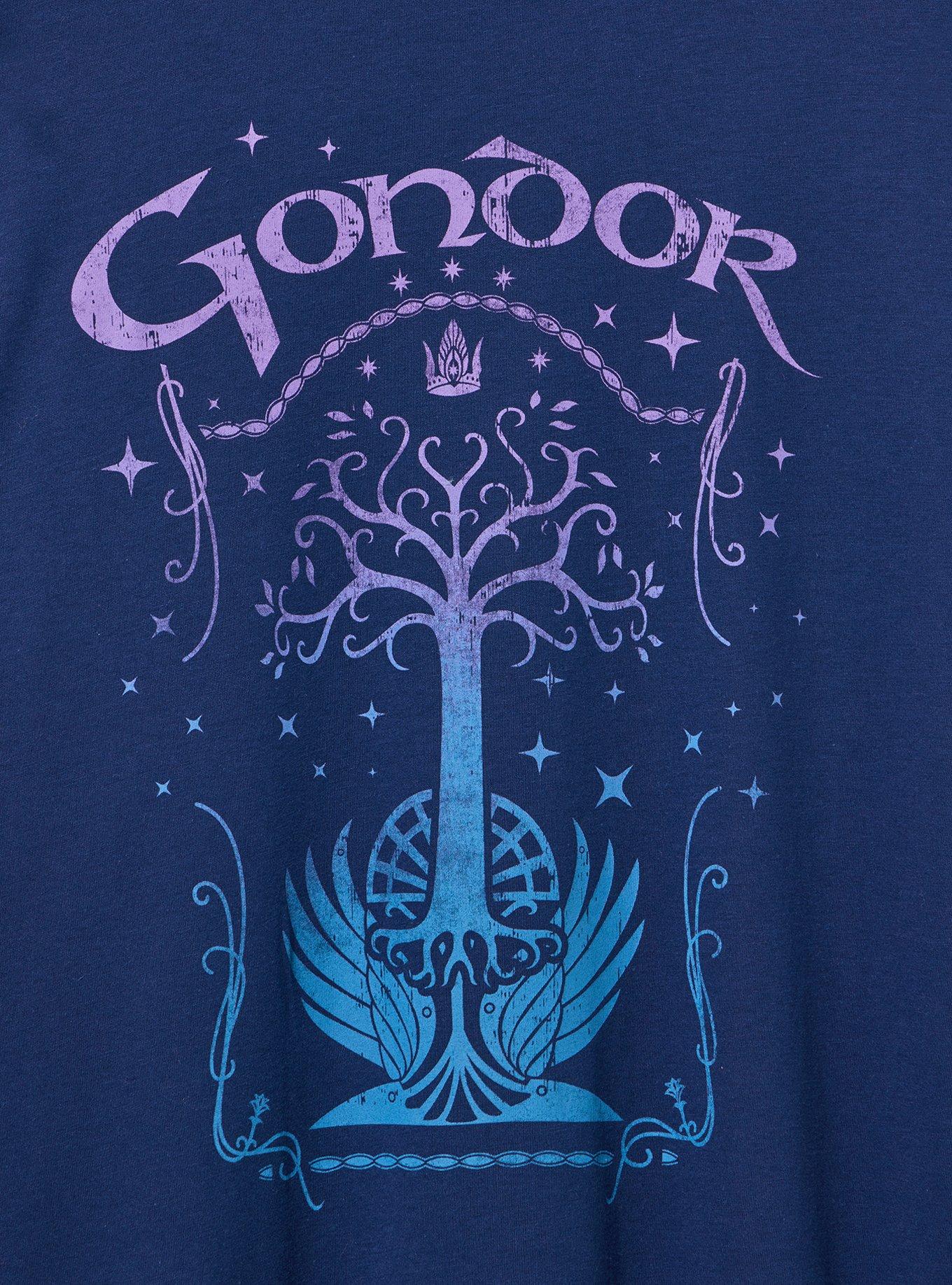 Lord Of The Rings Gondor Relaxed Cotton Crew Tee, GONDOR MEDIEVAL BLUE, alternate
