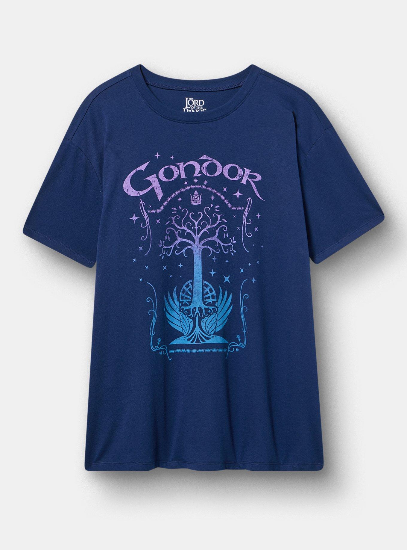 Lord Of The Rings Gondor Relaxed Cotton Crew Tee, GONDOR MEDIEVAL BLUE, hi-res