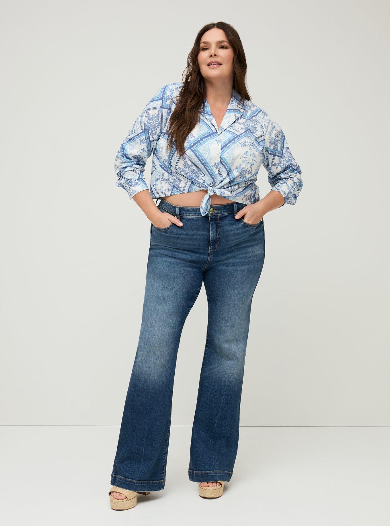 Studio Tie-Front Shirt, DUTCH PLATE WHITE, alternate