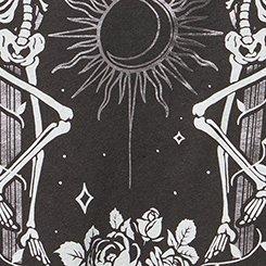 Heritage Jersey Hook & Eye Tank, CELESTIAL SKELETONS OBSIDIAN, swatch