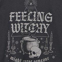 Heritage Jersey Cold Shoulder Tee, FEELING WITCHY OBSIDIAN, swatch