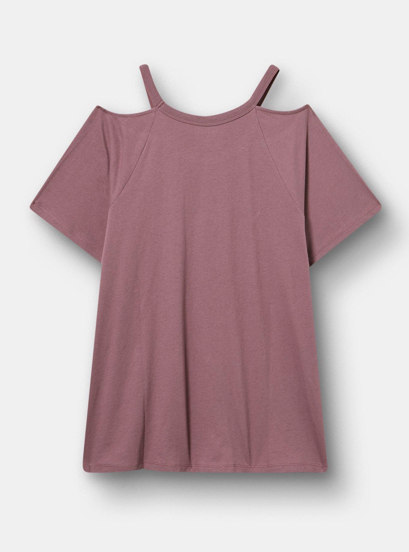 Heritage Jersey Cold Shoulder Tee, GOOD THINGS FLINT, alternate