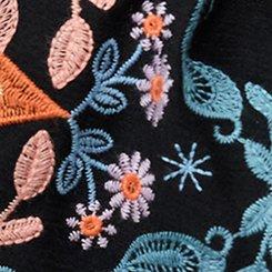 Peplum Kimono, DEEP BLACK, swatch