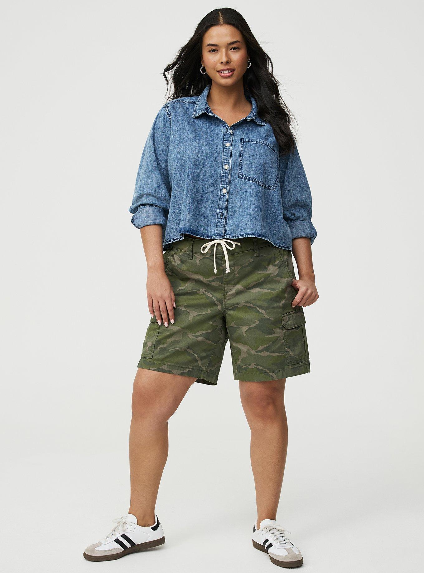 8'' Weekend Bermuda Cargo Short, CAMO CADET, hi-res