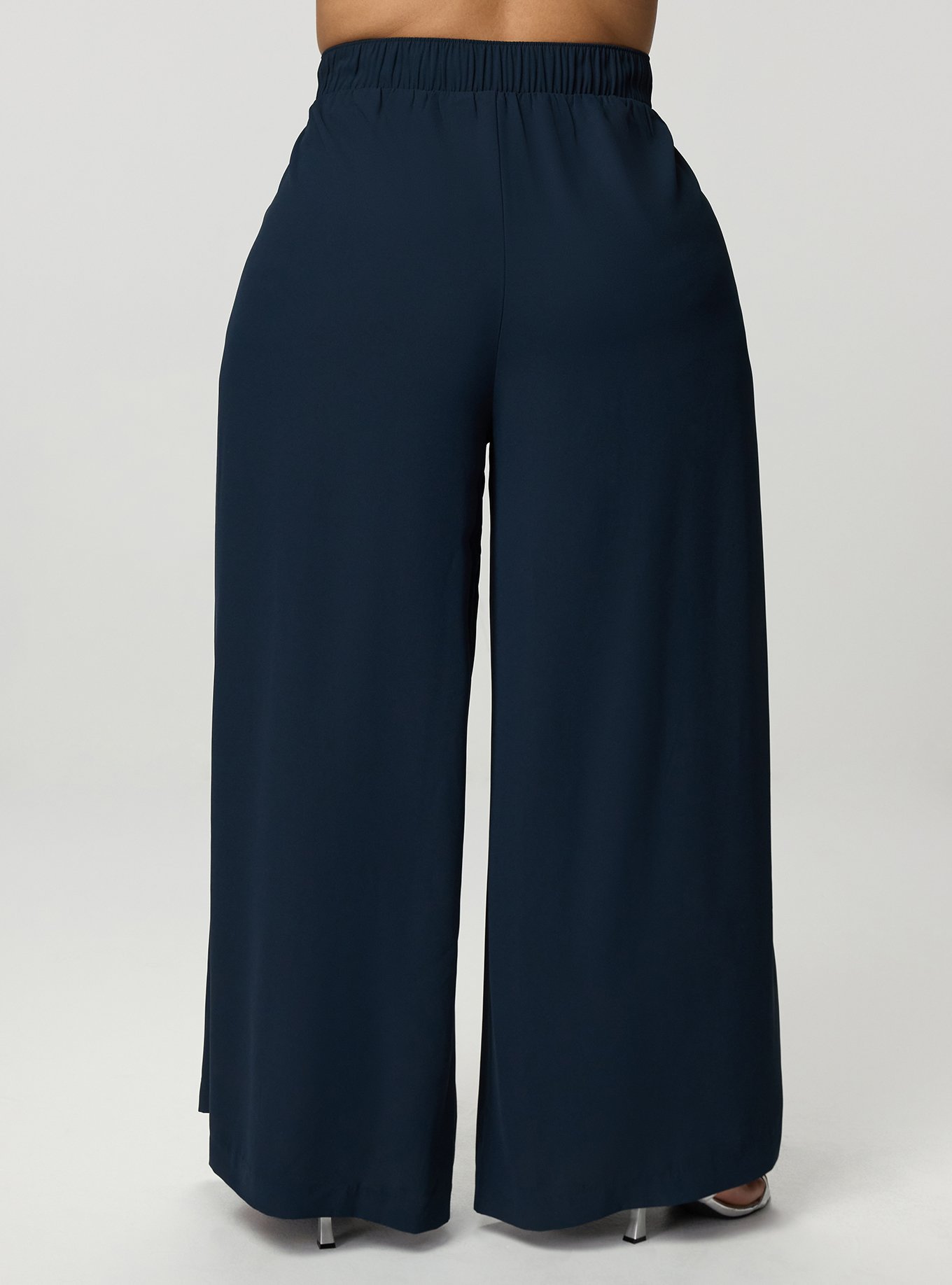 Pull-On High-Rise Palazzo Pant, TOTAL ECLIPSE, alternate