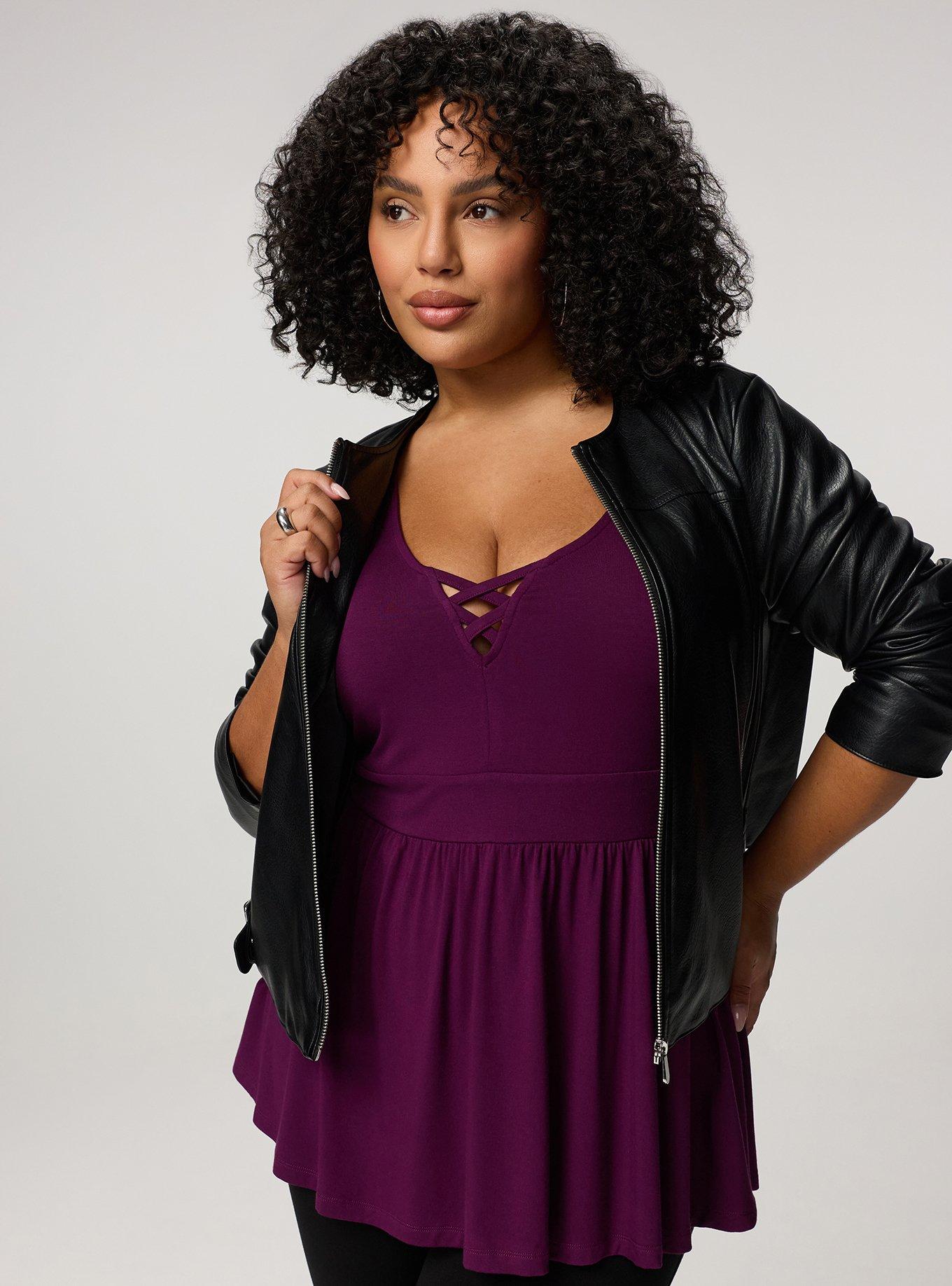 Super Soft Strappy Babydoll Top, WINTER BLOOM, alternate