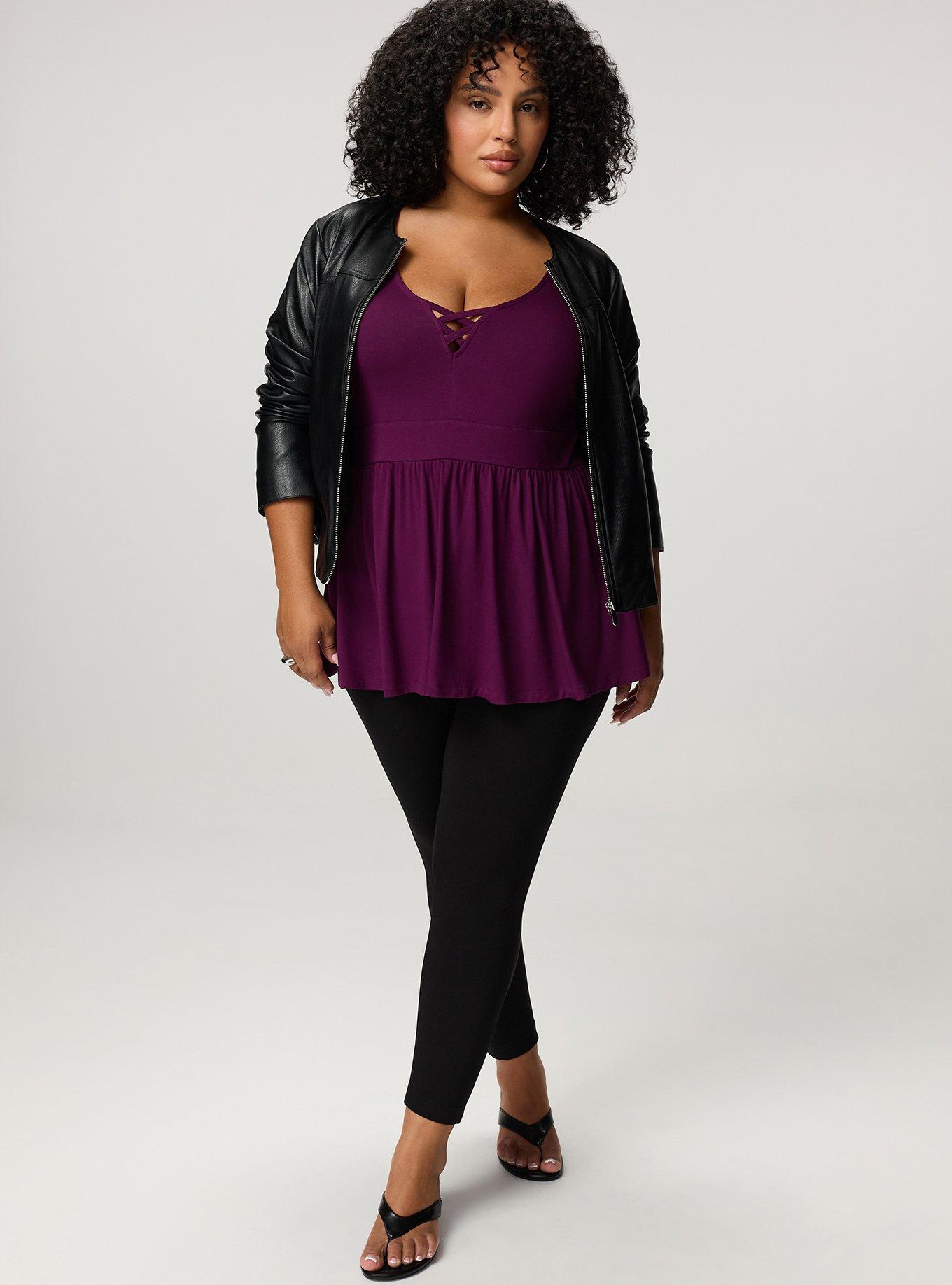Super Soft Strappy Babydoll Top, WINTER BLOOM, alternate