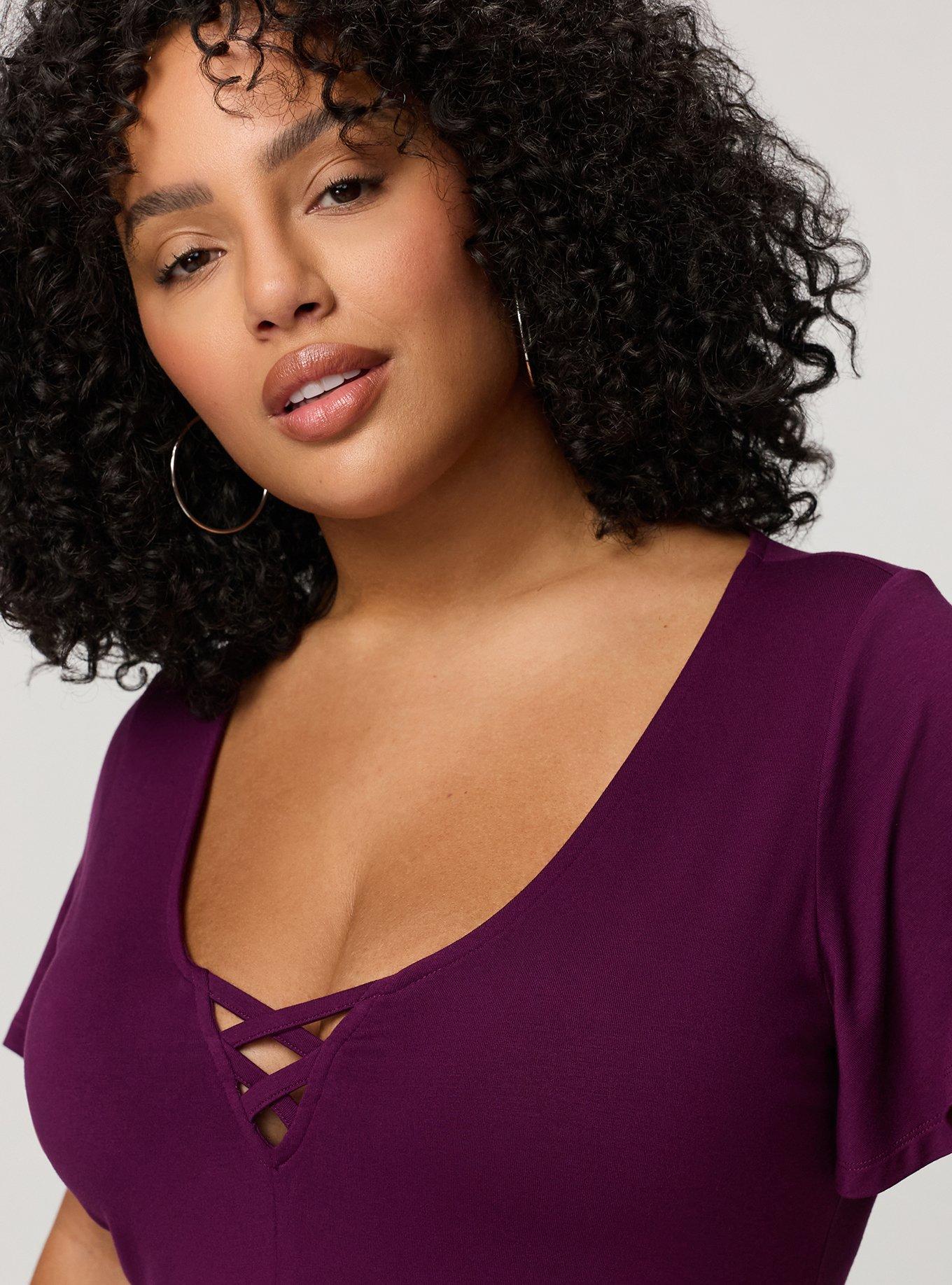 Super Soft Strappy Babydoll Top, WINTER BLOOM, alternate
