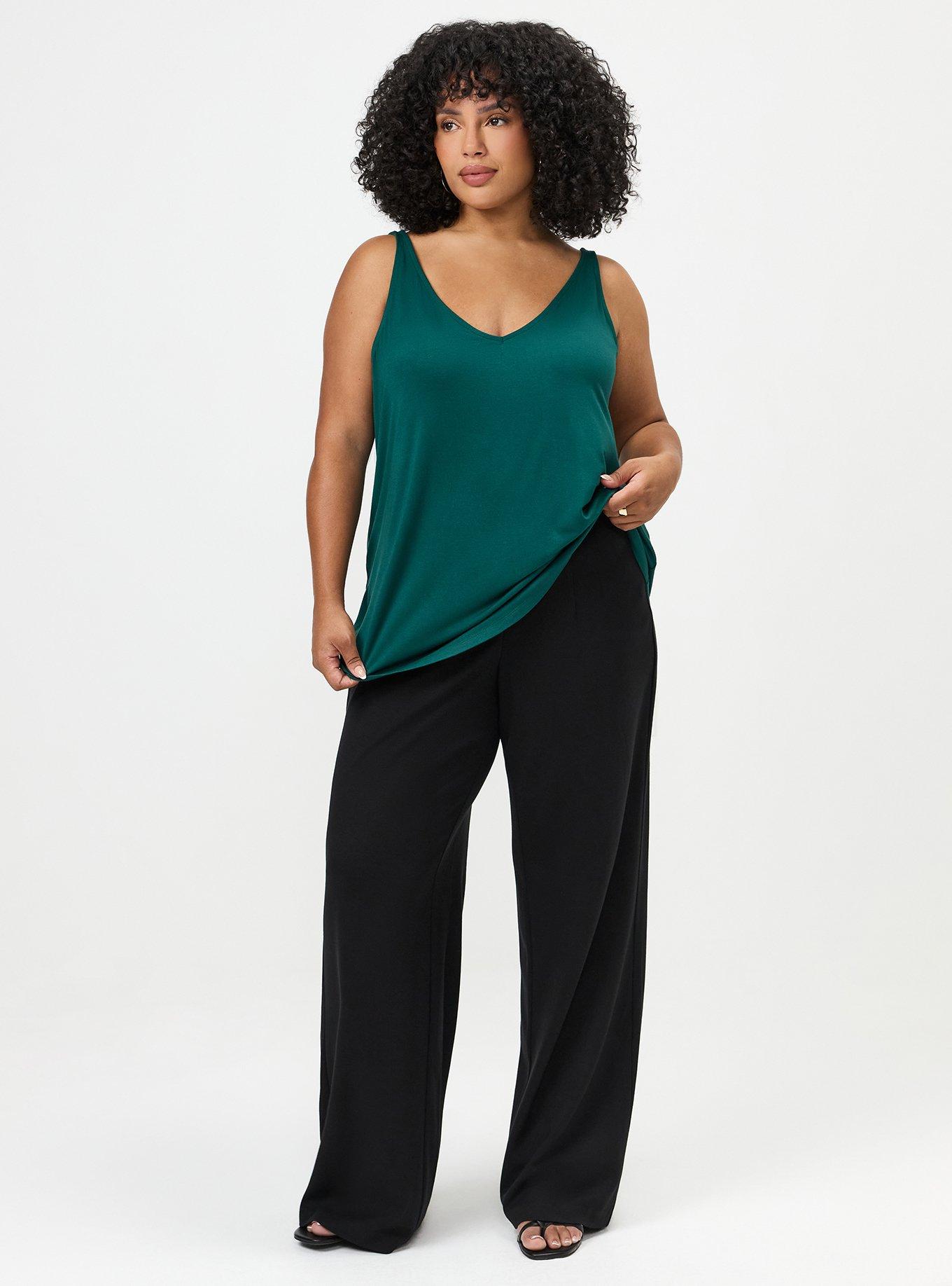 Super Soft V-Neck Swing Tank, BOTANICAL GARDEN, alternate