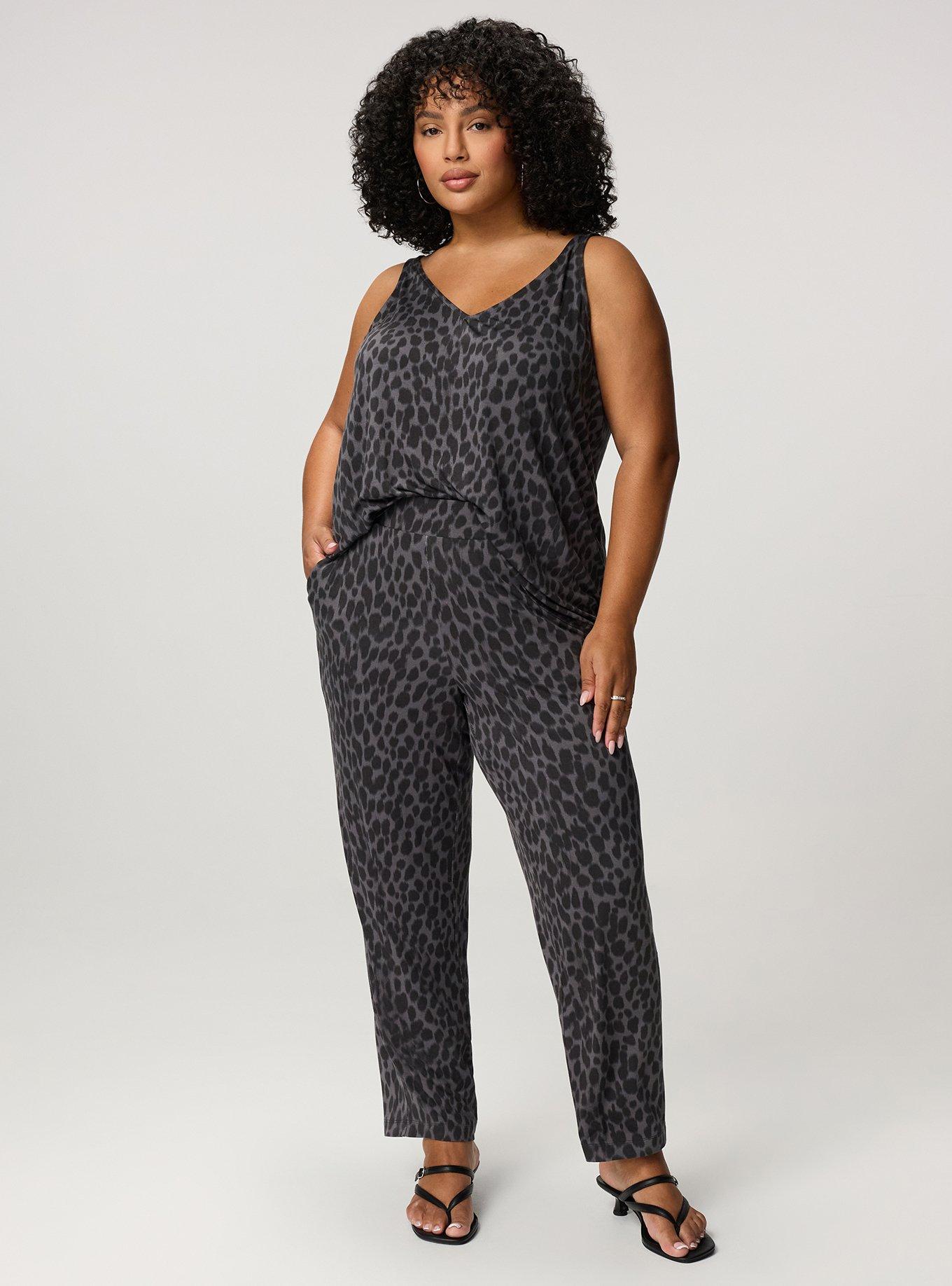 Super Soft V-Neck Swing Tank, IRL CHEETAH FROST, alternate